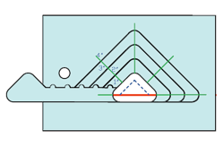 Nested Mini Right Triangle